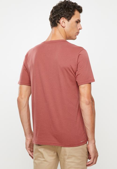 Hurley - Staple icon reflective tee - red