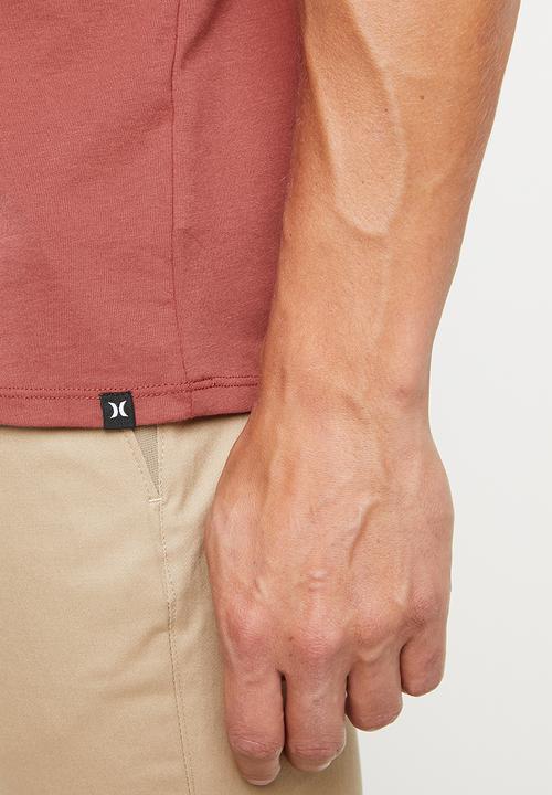Hurley - Staple icon reflective tee - red
