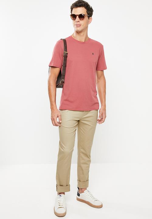 Hurley - Staple icon reflective tee - red