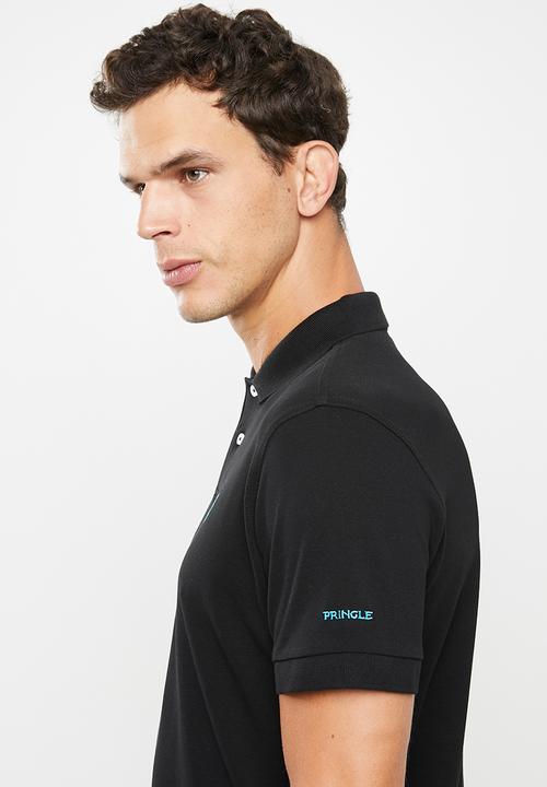 Pringle of Scotland - St augustine short sleeve styled - black