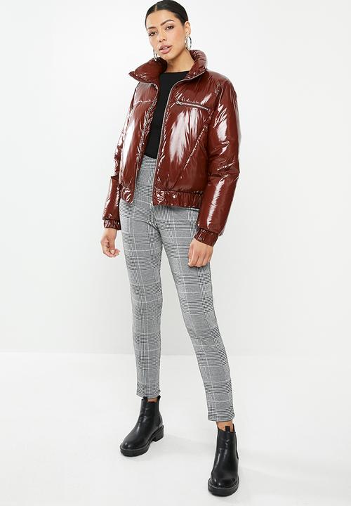 Missguided - Cire puffer jacket - red