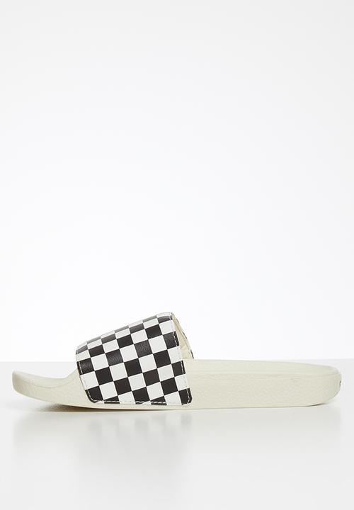 Vans - Checkerboard slide - black & white