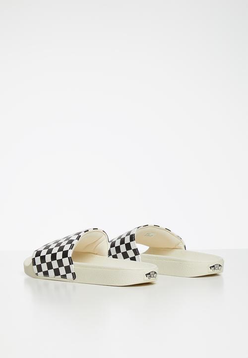 Vans - Checkerboard slide - black & white