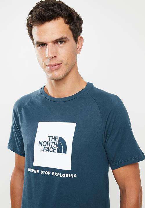 The North Face - Redbox raglan tee - blue