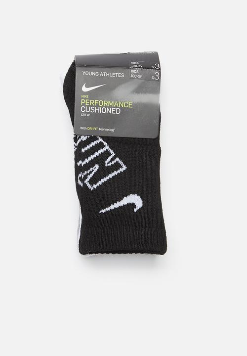 Nike - Nike hbr df crew 3 pack socks - multi