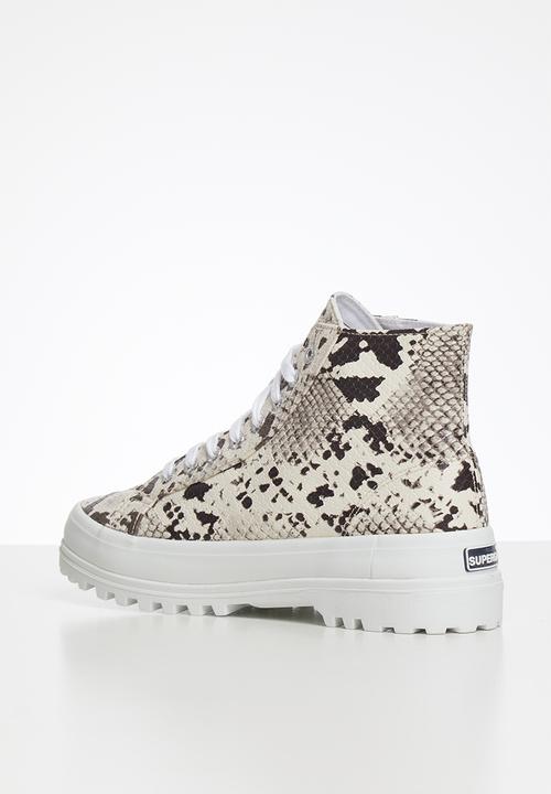 SUPERGA - 2341 Snake pu - taupe/black