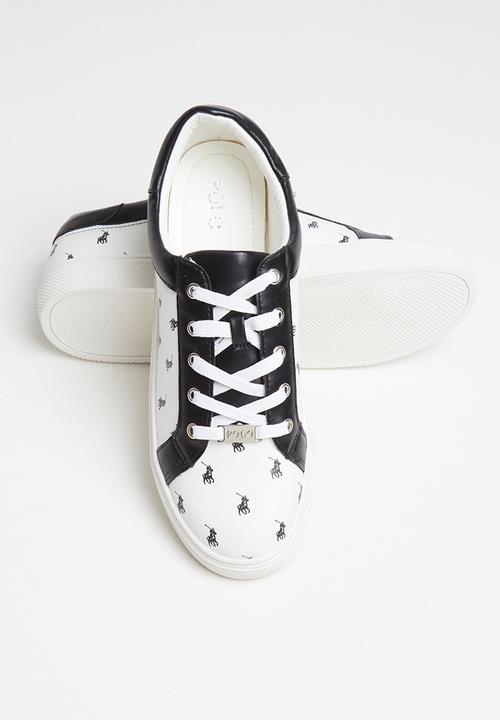 POLO - Valerie monogram sneaker - white