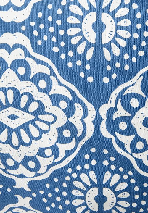 Sixth Floor - Mykonos floor cushion - navy