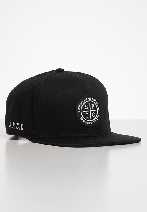 S.P.C.C - Becker flat peak cap - black