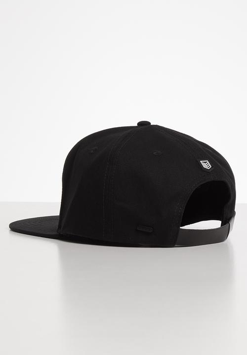 S.P.C.C - Becker flat peak cap - black