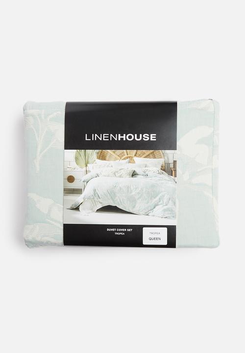 Linen House - Tropea duvet cover - aqua