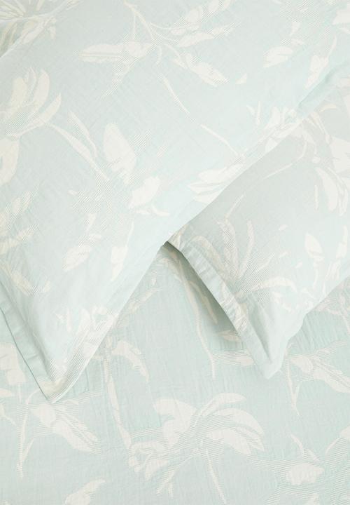 Linen House - Tropea duvet cover - aqua