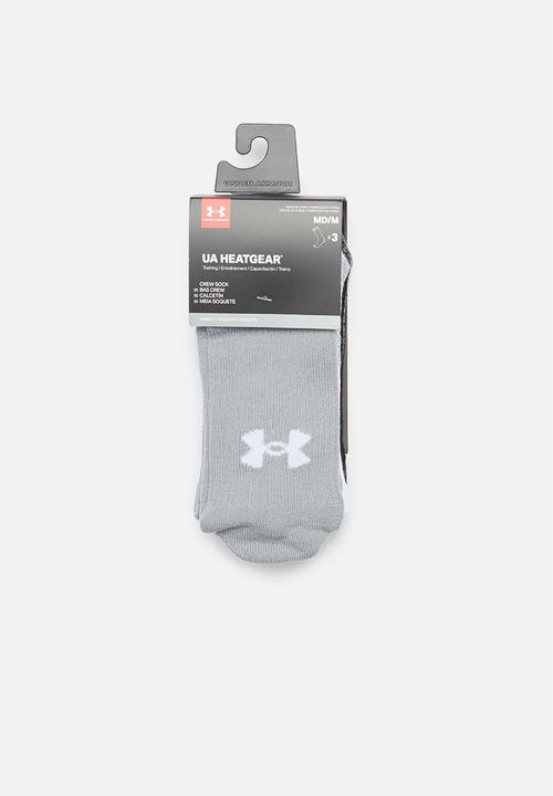 Under Armour - Heatgear crew 3 pack socks - multi
