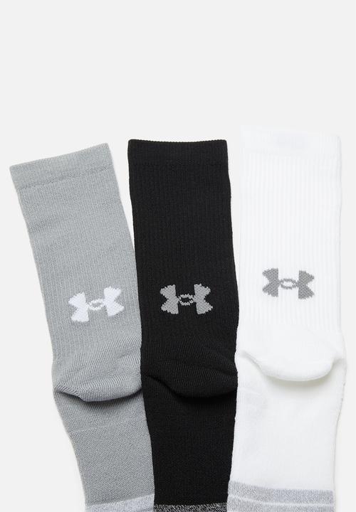 Under Armour - Heatgear crew 3 pack socks - multi