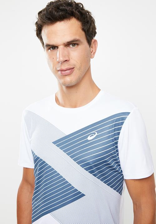 ASICS - Tokyo short sleeve tee - blue & white