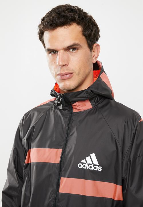 adidas Performance - Adidas w.n.d jacket - black & orange 