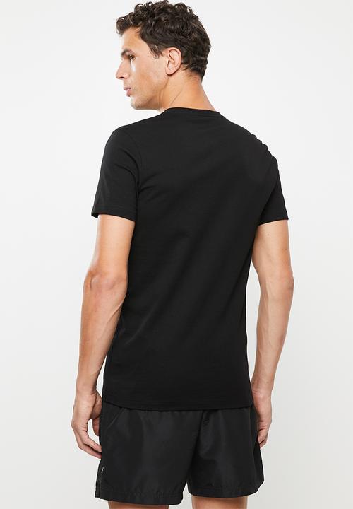 adidas Performance - Adidas short sleeve v-neck tee - black