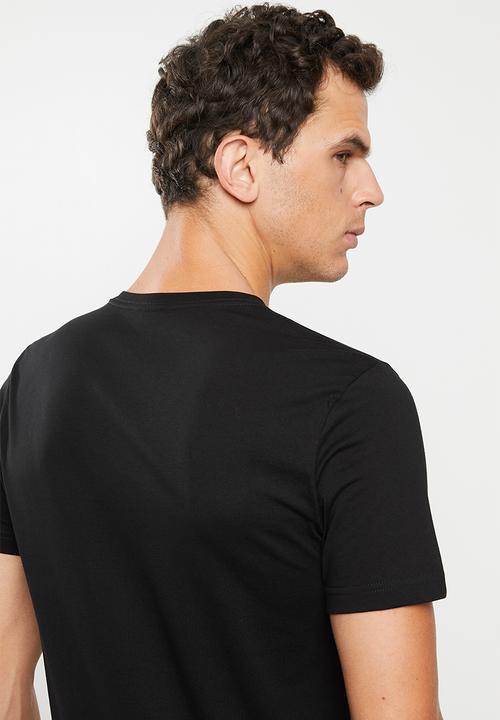 adidas Performance - Adidas short sleeve v-neck tee - black