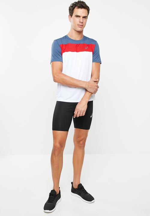 ASICS - Silver 7inch sprinter tight shorts -  black