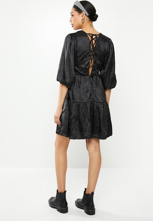 Glamorous - Textured tunic dress - black