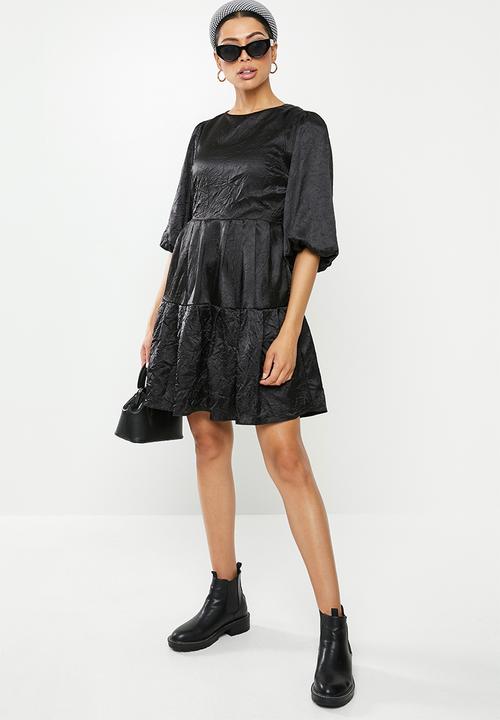 Glamorous - Textured tunic dress - black