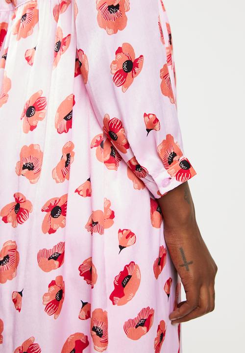 Glamorous - Maternity poppy dress - multi