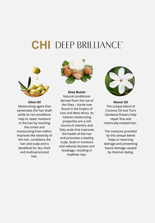 CHI - Deep Brilliance Olive & Monoi Deep Protein Masque Treatment