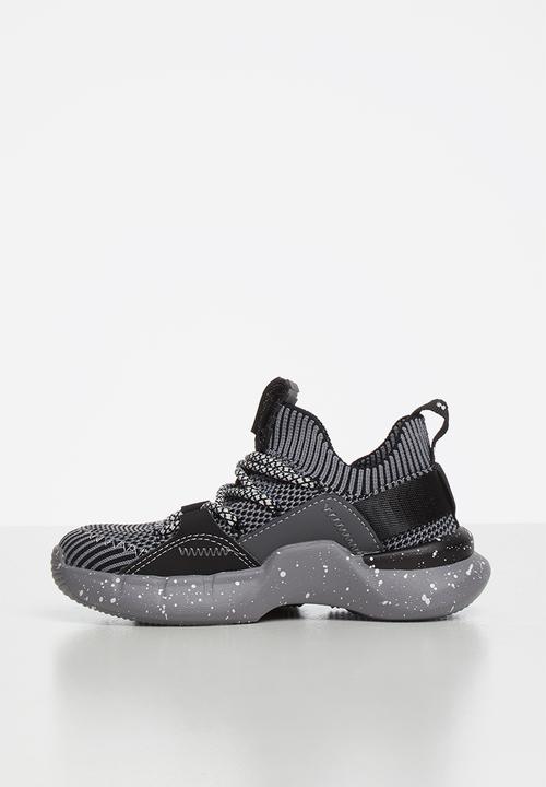 Pop Candy - Boys sneaker - grey & black