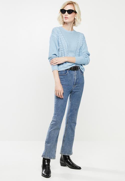 ONLY - Sara long sleeve pullover - blue