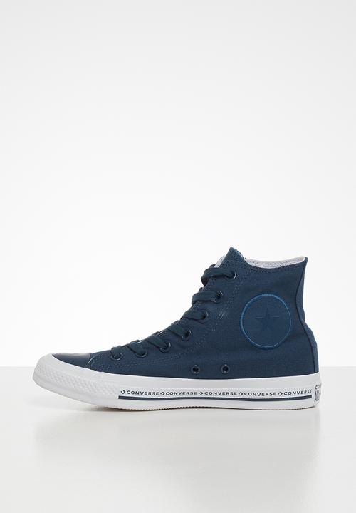 Converse - Converse pinstripe hi youth - navy & white