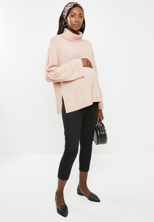 Cotton On - Maternity os slouchy roll neck - rose smoke