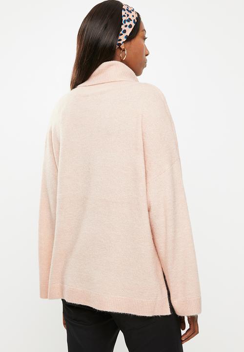 Cotton On - Maternity os slouchy roll neck - rose smoke