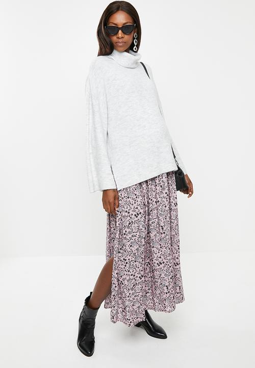 Cotton On - Maternity os slouchy roll neck - grey 