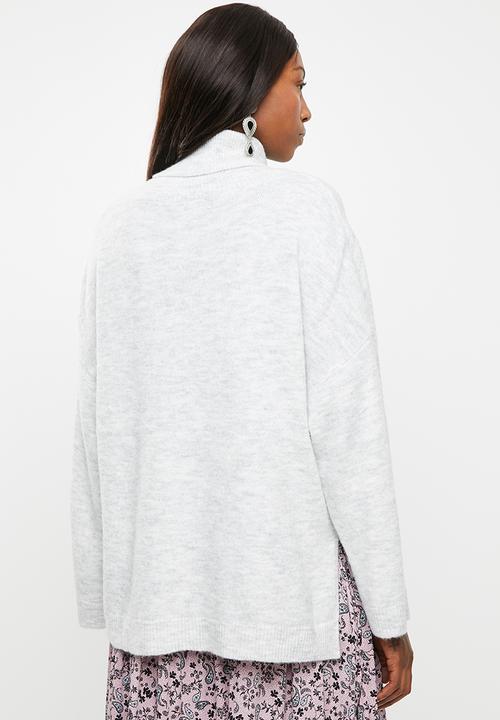 Cotton On - Maternity os slouchy roll neck - grey 