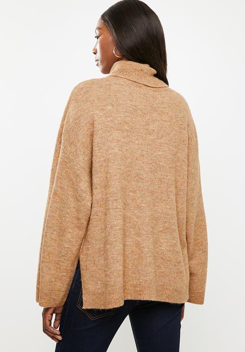 Cotton On - Maternity os slouchy roll neck - rusk 