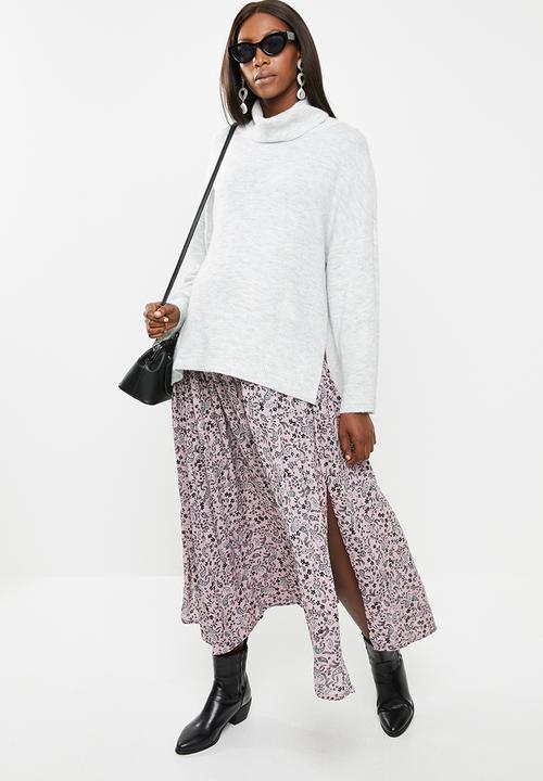 Cotton On - Nadia maxi skirt Blair floral paisley - keepsake lilac