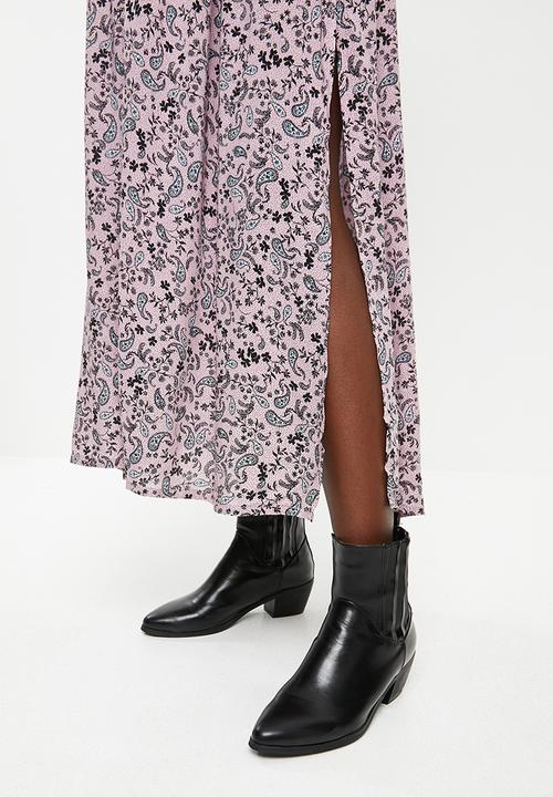Cotton On - Nadia maxi skirt Blair floral paisley - keepsake lilac