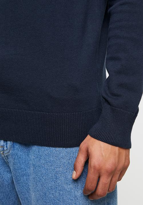 Brave Soul - Turtlef knitwear - navy 