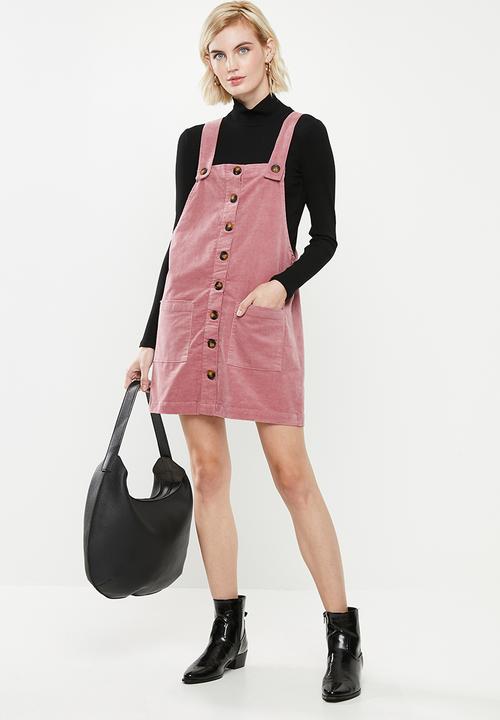 Jacqueline de Yong - Era overall dress - nostalgia rose