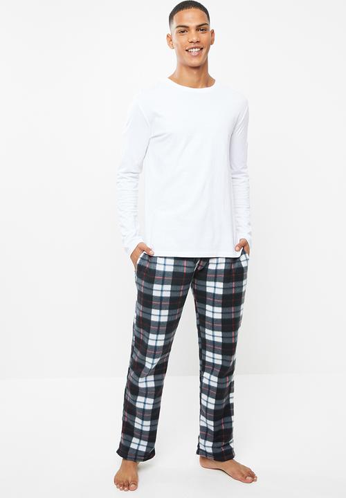 Brave Soul - Alfie fleece lounge pants - multi 
