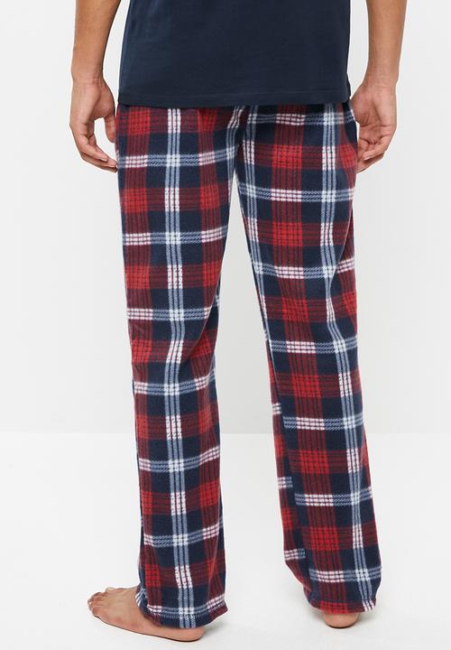 Brave Soul - Bert fleece lounge pants - multi
