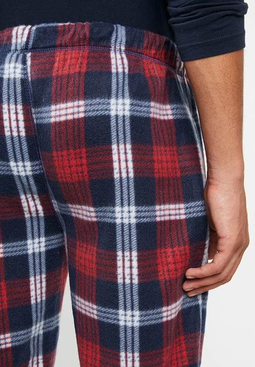 Brave Soul - Bert fleece lounge pants - multi