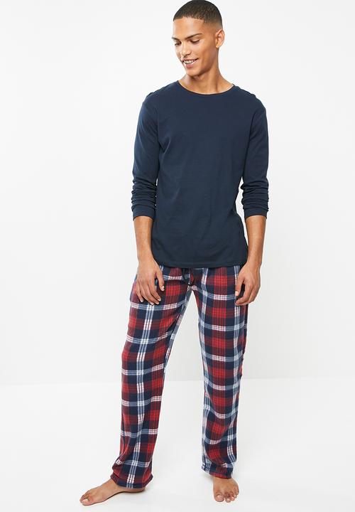 Brave Soul - Bert fleece lounge pants - multi