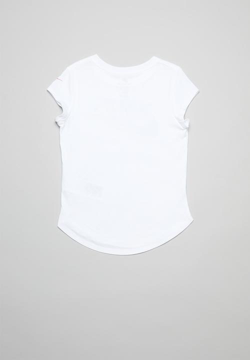 Nike - Futura regrind short sleeve scoop tee - white