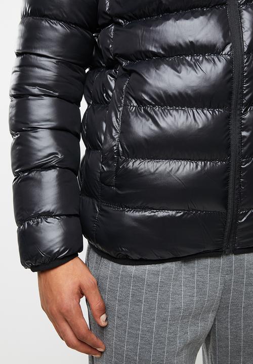 Brave Soul - Moritzshine puffer jacket - black