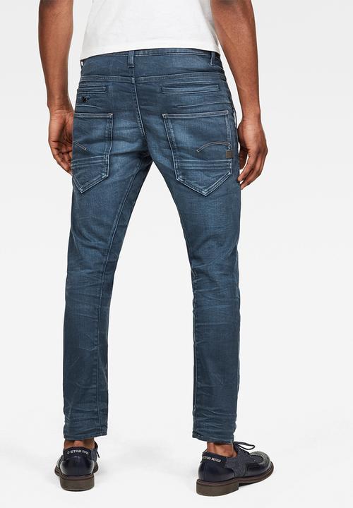 G-STAR - D-staq 3D slim-teal stretch denim - blue 