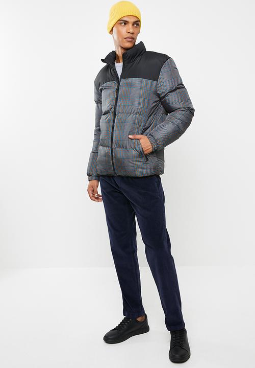 Brave Soul - Leonard puffer jacket - black