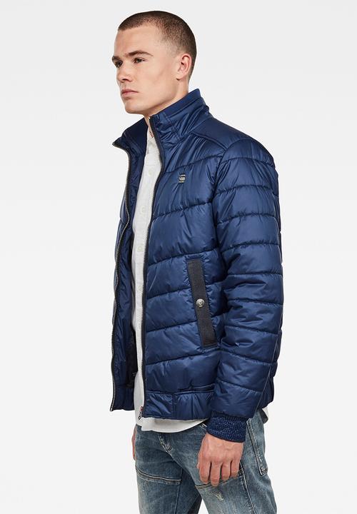 G-STAR - Meefic quilted overshirt - blue