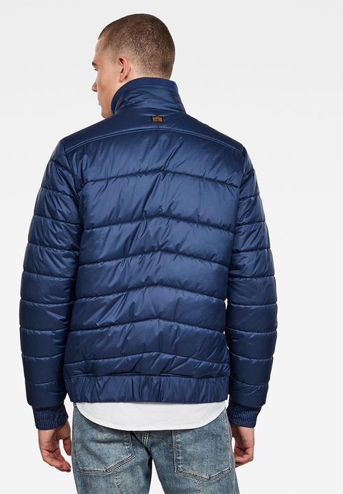 G-STAR - Meefic quilted overshirt - blue