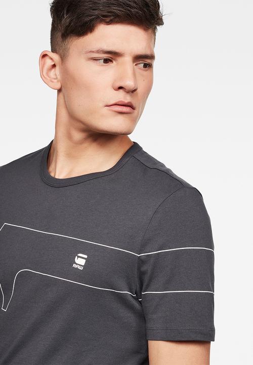 G-STAR - One graphic tee - grey